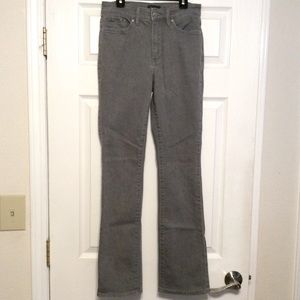 NYDJ Slim Bootcut stretch gray jeans lift technology size 0